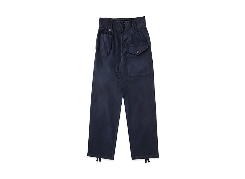 visvim CORONEL PANTS DMGD "Navy"