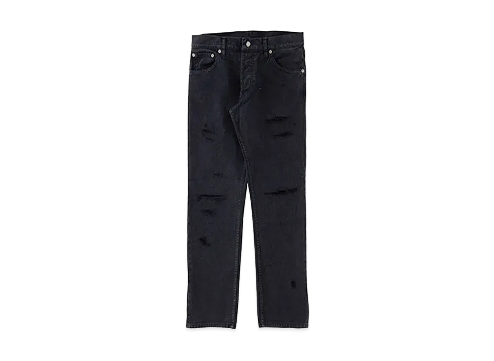 visvim FLUXUS 10 SERGE CRASH "Black"