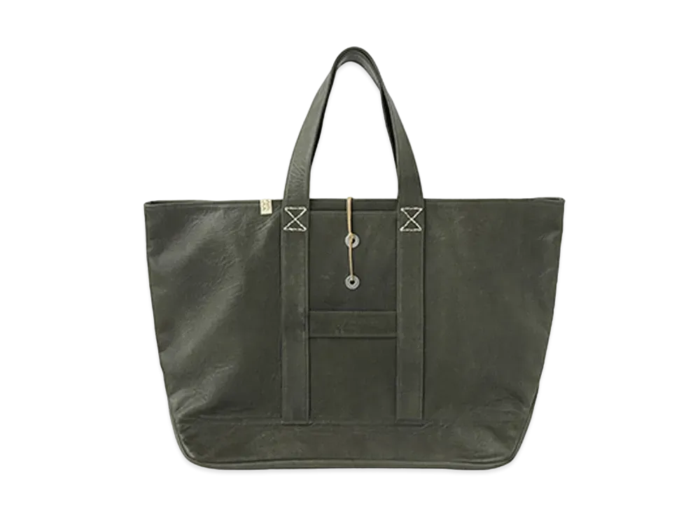 visvim HOMER TOTE (XL) (FR VEG.LB) "Olive"