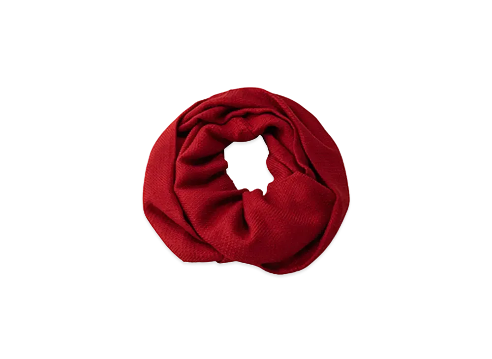 visvim KHATA COWL (SILK/CASHMERE) "Red"