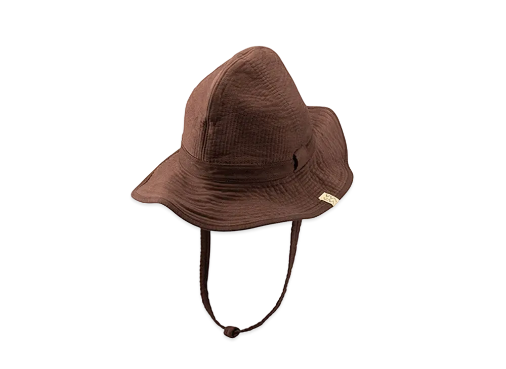 visvim PANAMKA SCOUT HAT (MOLESKIN) "Brown"