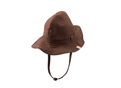 visvim PANAMKA SCOUT HAT (MOLESKIN) "Brown"