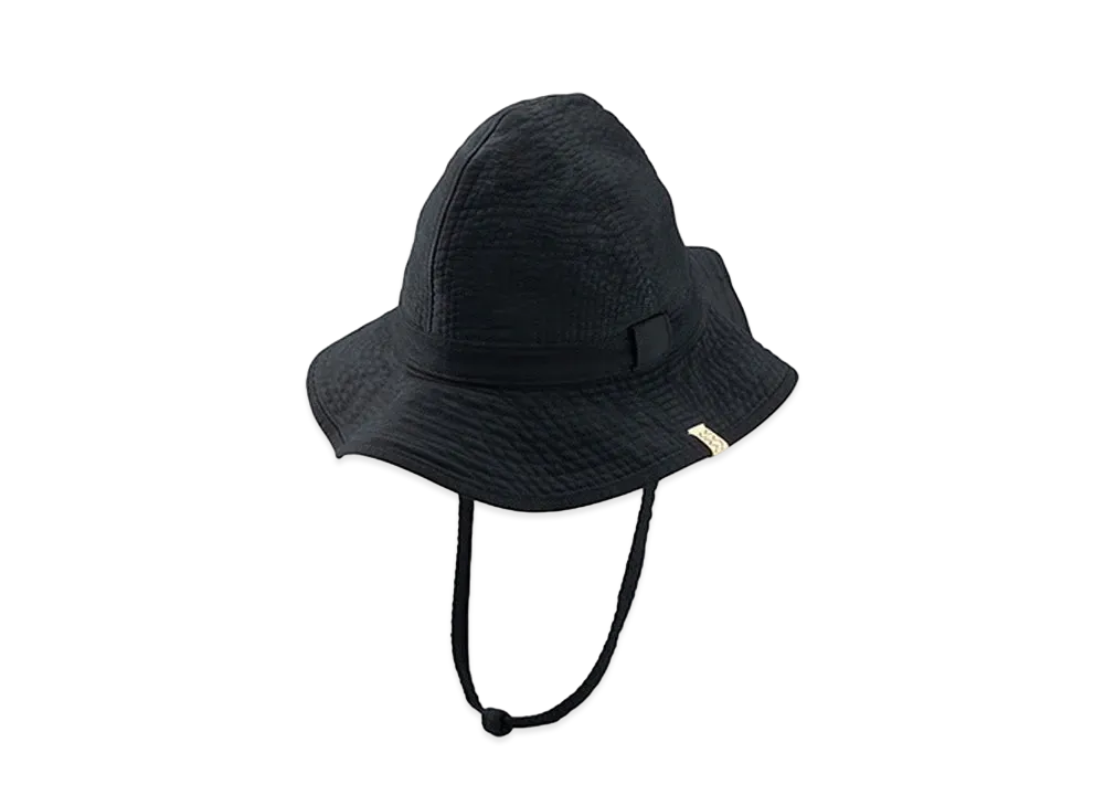 visvim PANAMKA SCOUT HAT (MOLESKIN) "Black"