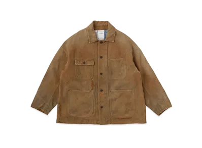 visvim MACRAY COVERALL CRASH "Lt.Brown"