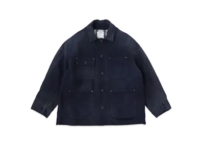 visvim MACRAY COVERALL CRASH "Navy"