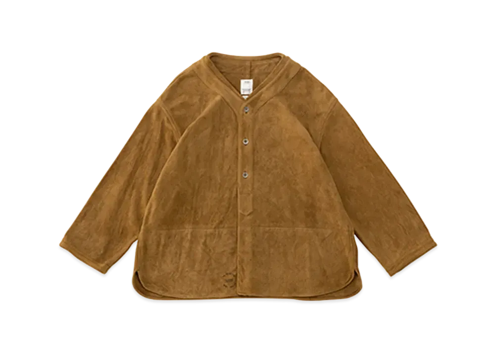 visvim DUGOUT JKT (JP DEERSKIN) "Camel"