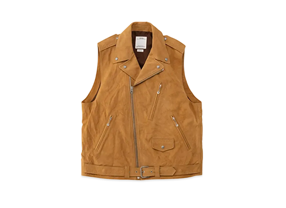 visvim STRABLER LIGHT VEST IT (FR VEG.LB) "Lt.Brown"