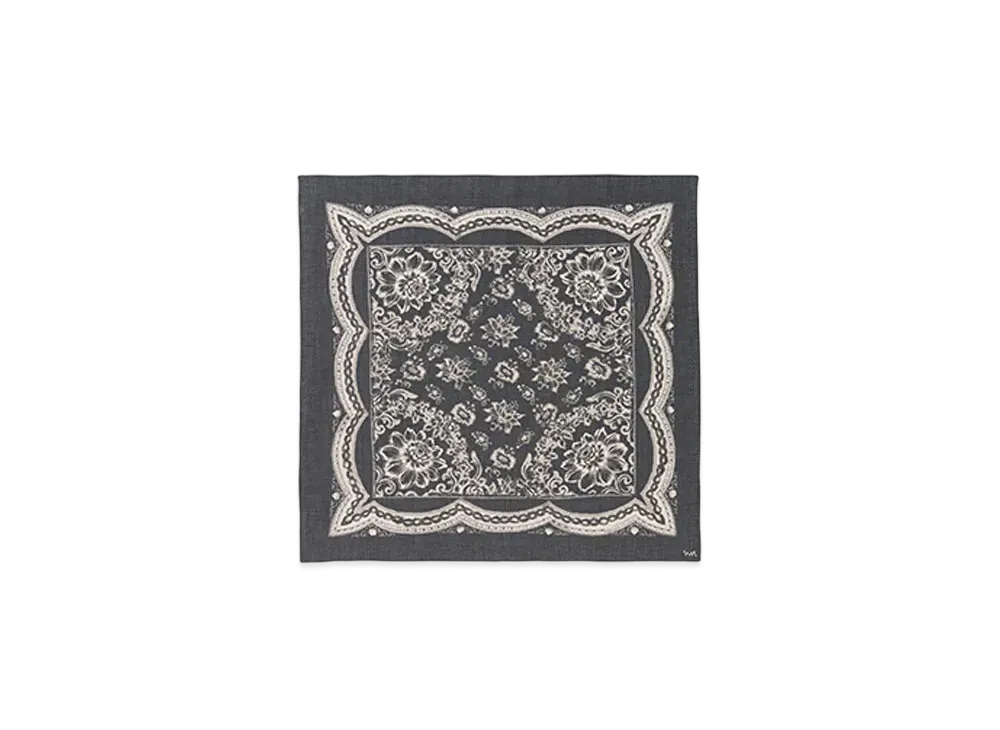 visvim WILDFLOWER SCARF "Black"