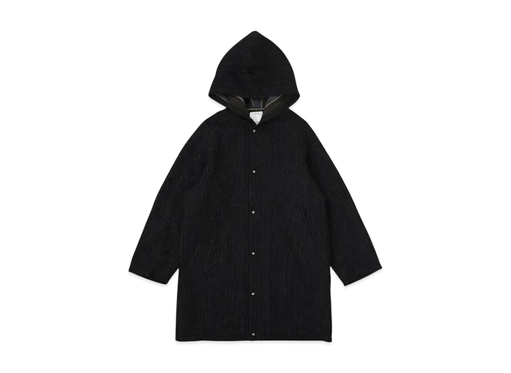 visvim Connor Hoodie Coat "Black Stripe"