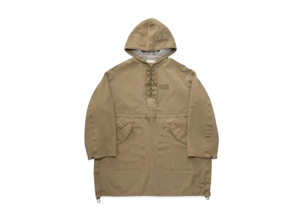 visvim Chinook Poncho 3L Dmgd "Khaki"