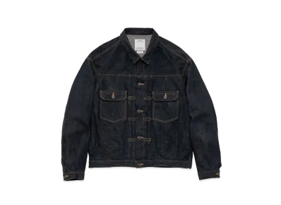 visvim Ss 101XX Jacket Raw Mud OD "Indigo"
