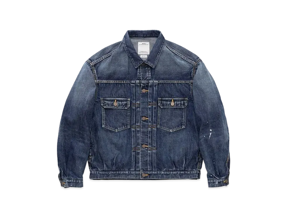 visvim Ss 101XX Jacket Dmgd-1010 "Blue"