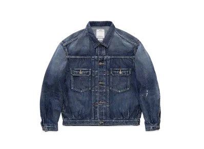 visvim Ss 101XX Jacket Dmgd-1010 "Blue"