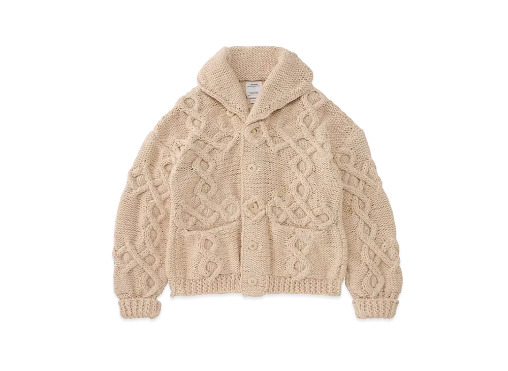 visvim Cowichan SB Hand-Knit "Ivory"