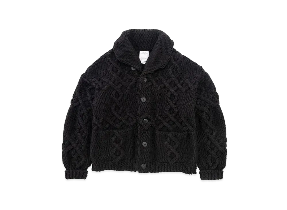 visvim Cowichan SB Hand-Knit "Black"