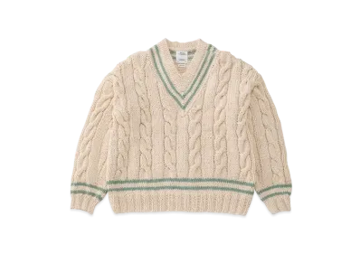 visvim V-Collegium Hand-Knit "Green"