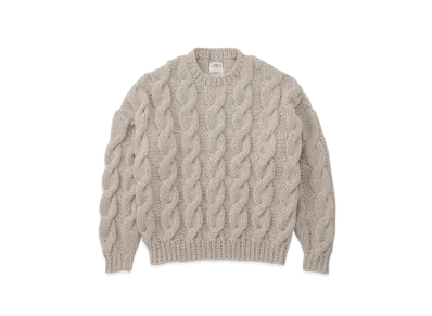 visvim Amplus Fisherman Hand-Knit "Ivory"
