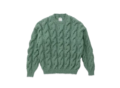 visvim Amplus Fisherman Hand-Knit "Green"