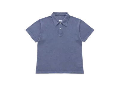 visvim Polo Shirt Knit S/S (SIc) "Blue"