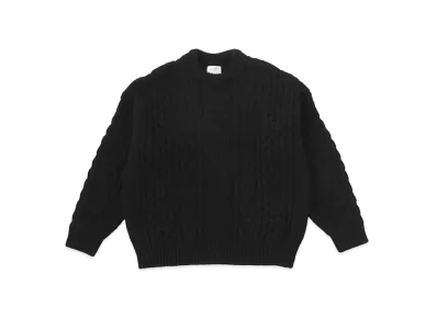 visvim Amplus Crew Knit L/S "Black"