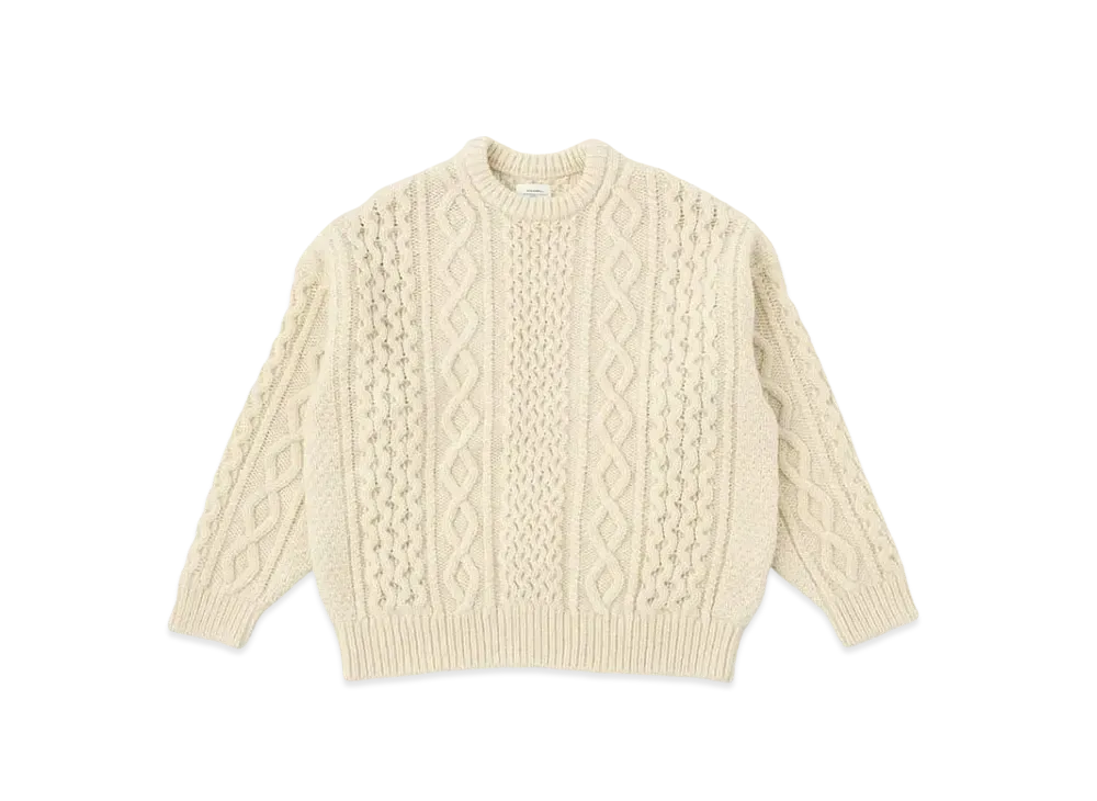 visvim Amplus Crew Knit L/S "Ivory"