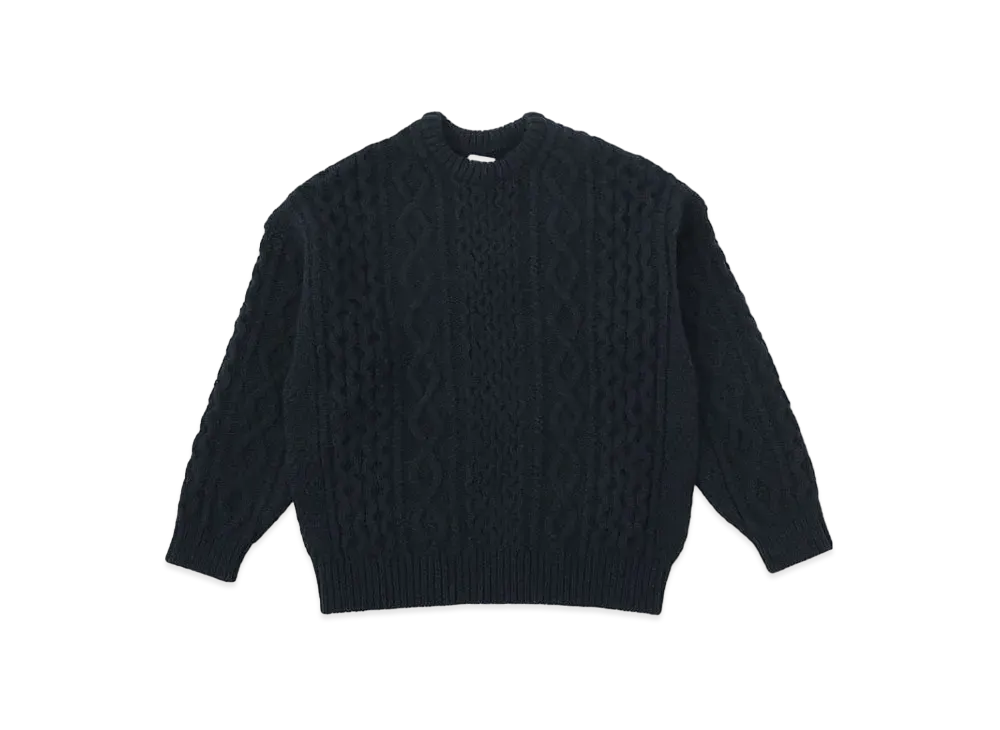 visvim Amplus Crew Knit L/S "Navy"
