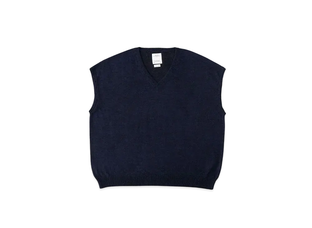 visvim V-Neck Vest Knit "Navy"
