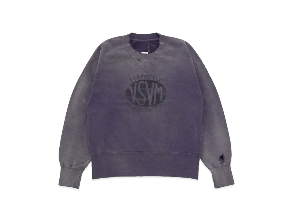 visvim Court Sweat L/S Crash "Purple"