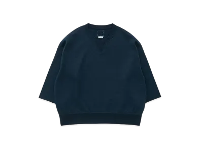 visvim Amplus SB Sweat 3/4 (C/SI) "Navy"