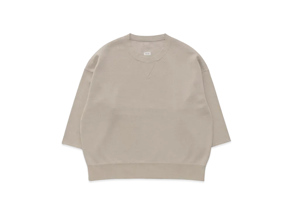 visvim Amplus SB Sweat 3/4 (C/SI) "Ivory"