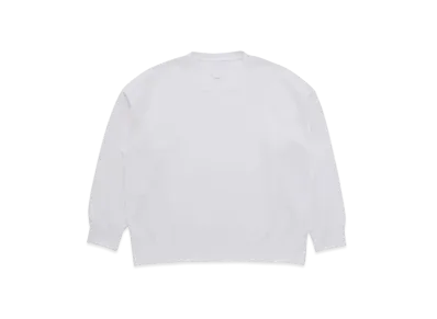 visvim Ultimate Jumbo SB Sweat L/S "White"