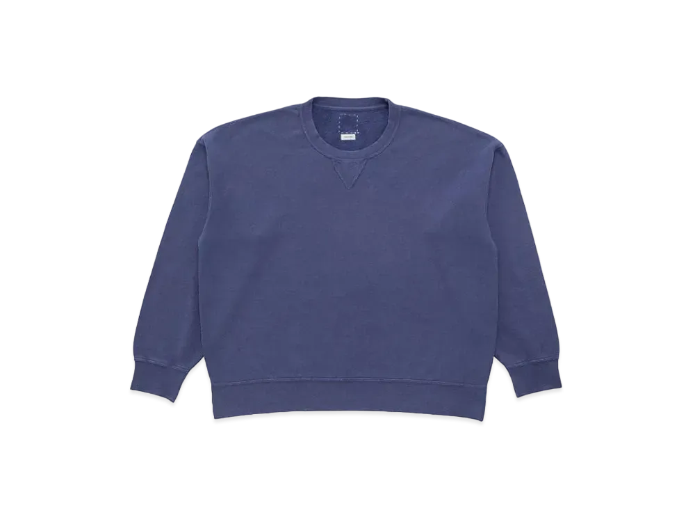 visvim Jumbo SB Sweat L/S DMGD (U.D.) "Blue"