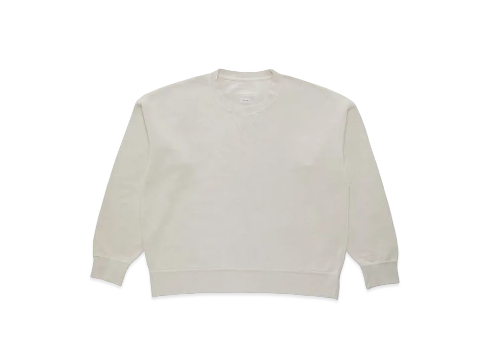 visvim Jumbo SB Sweat L/S DMGD (U.D.) "Off White"