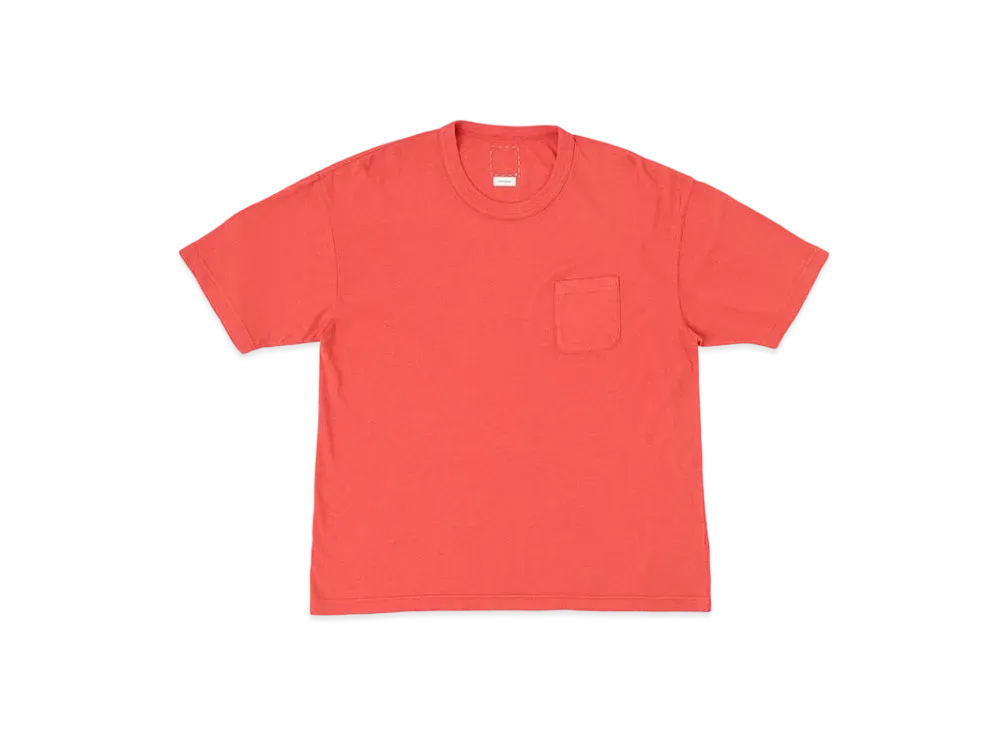 visvim Amplus Tee S/S Dmgd (U.D.) "Red"