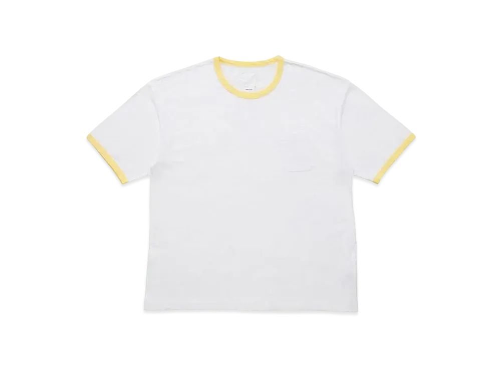 visvim Amplus Ringer Tee S/S "Yellow"