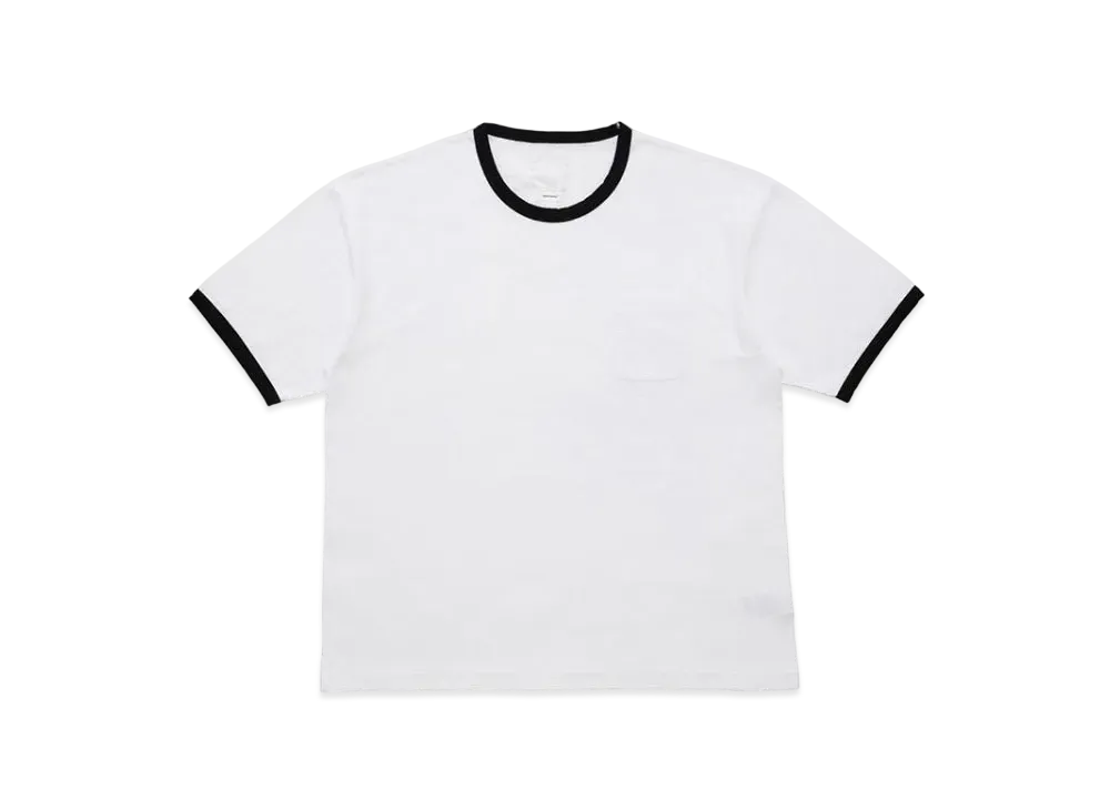 visvim Amplus Ringer Tee S/S "Black"