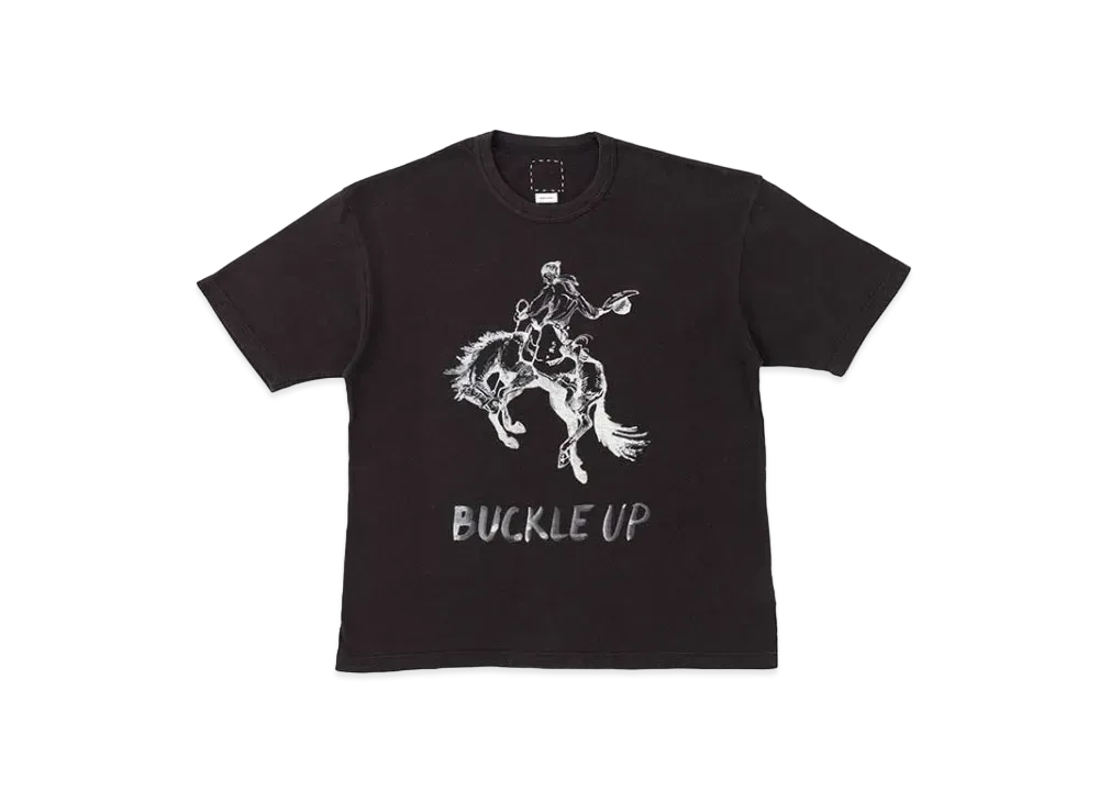 visvim Jumbo Tee S/S Buckle Up "Navy"