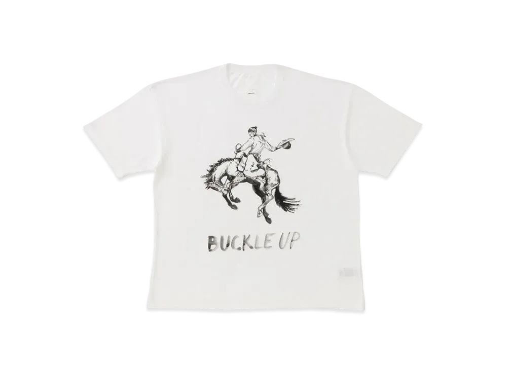 visvim Jumbo Tee S/S Buckle Up "White"