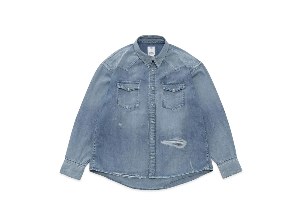 visvim Social Sculpture Shirt Crash "Denim"