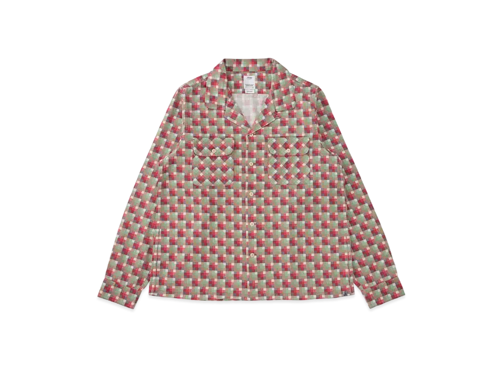 visvim Boomer Khadi L/S "Red"