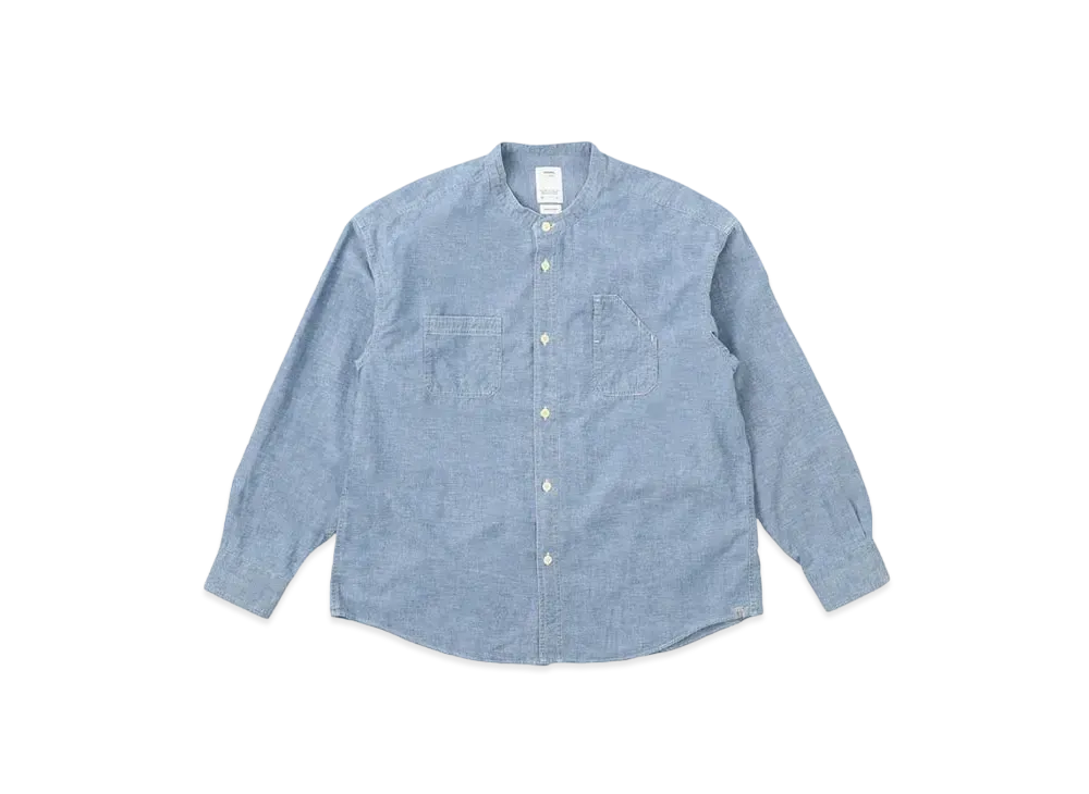 visvim Elgin Chambray L/S "Light Indigo"