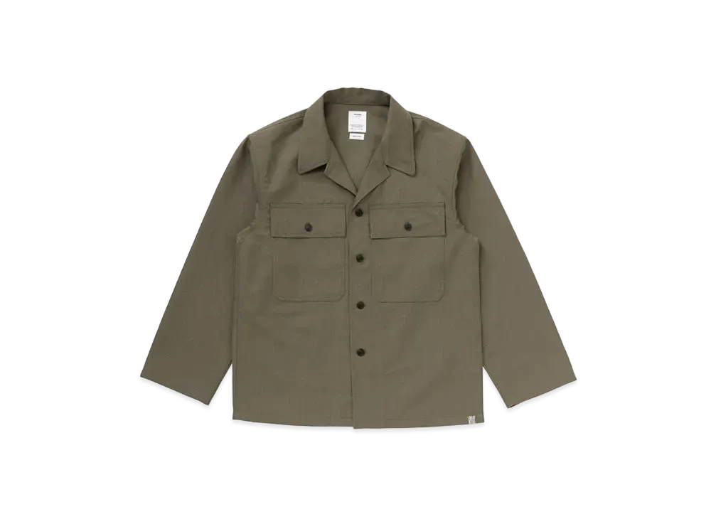 visvim Cardwell Shirt L/S Gabardine "Olive"