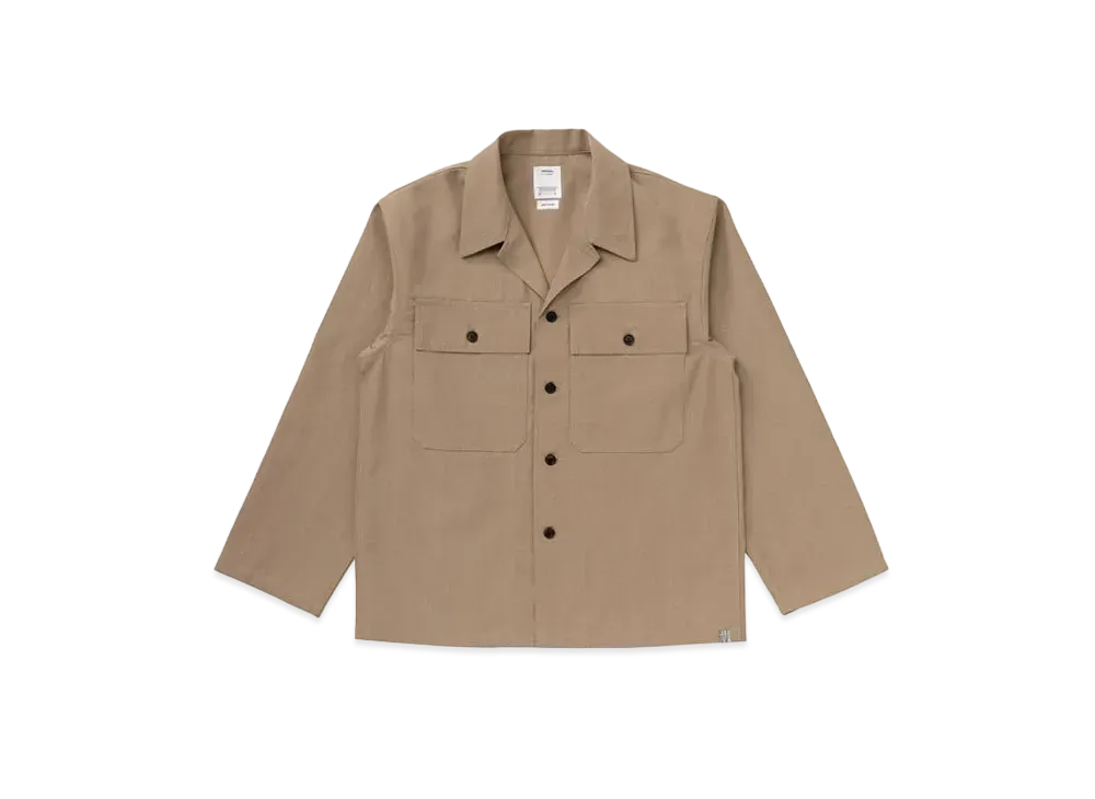 visvim Cardwell Shirt L/S Gabardine "Beige"