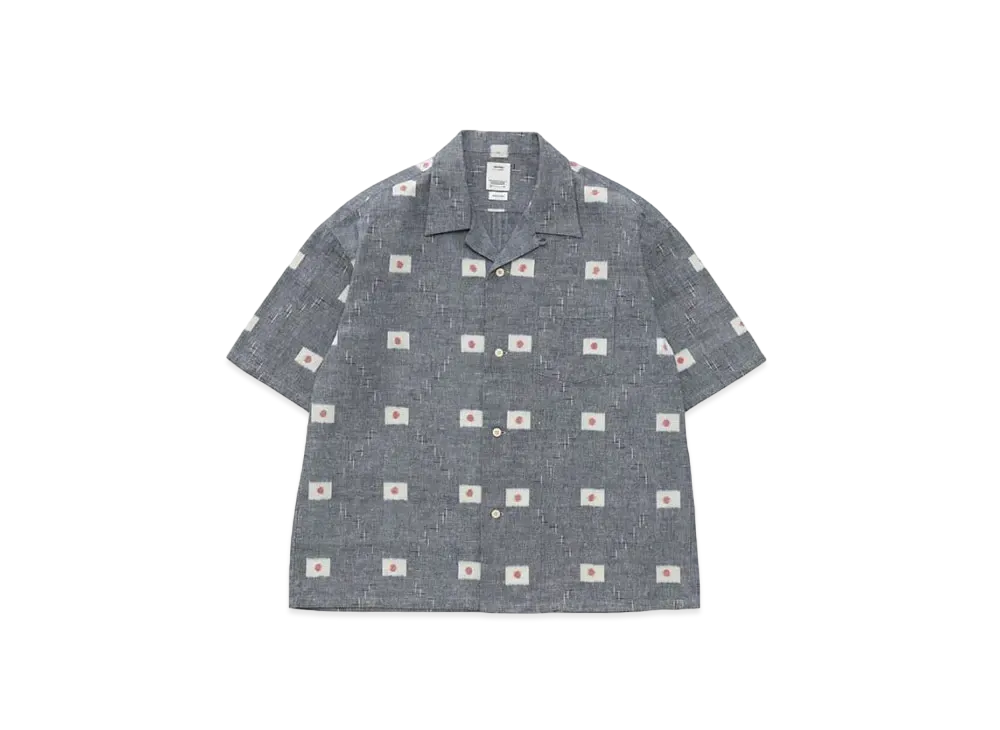 visvim Crosby Shirt S/S Kasuri (N.D.) "Indigo"