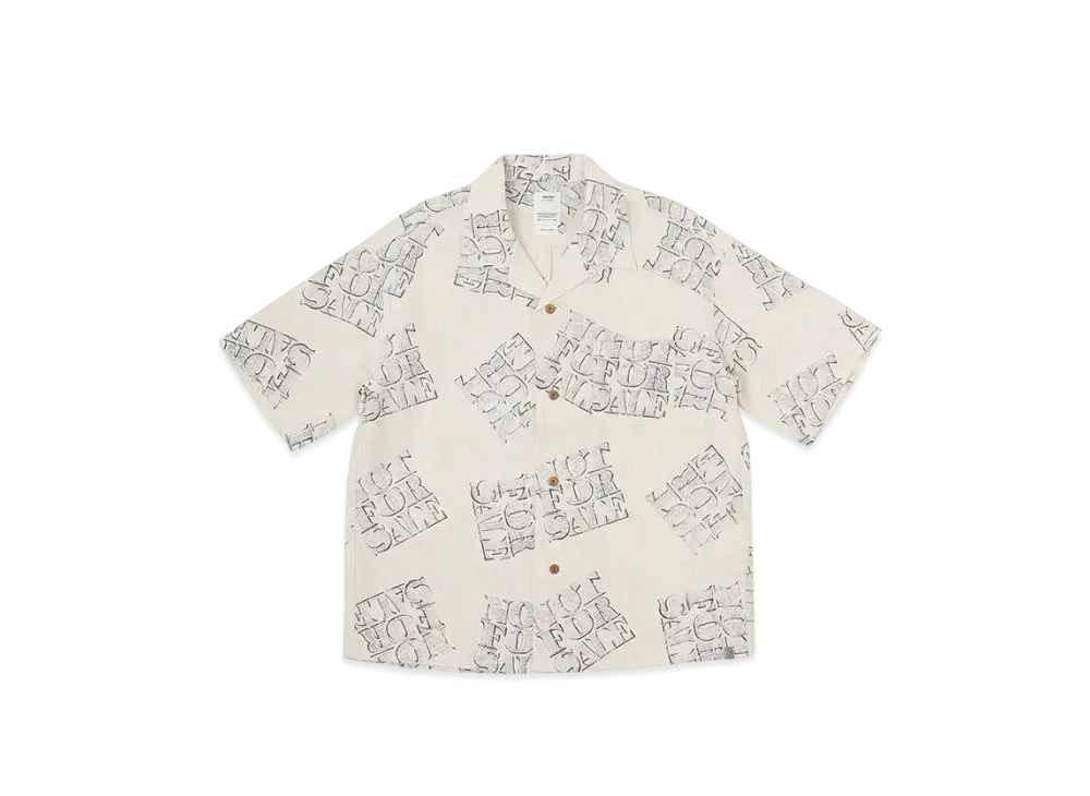 visvim Crosby Shirt S/S (Vt.Silk) "Black"