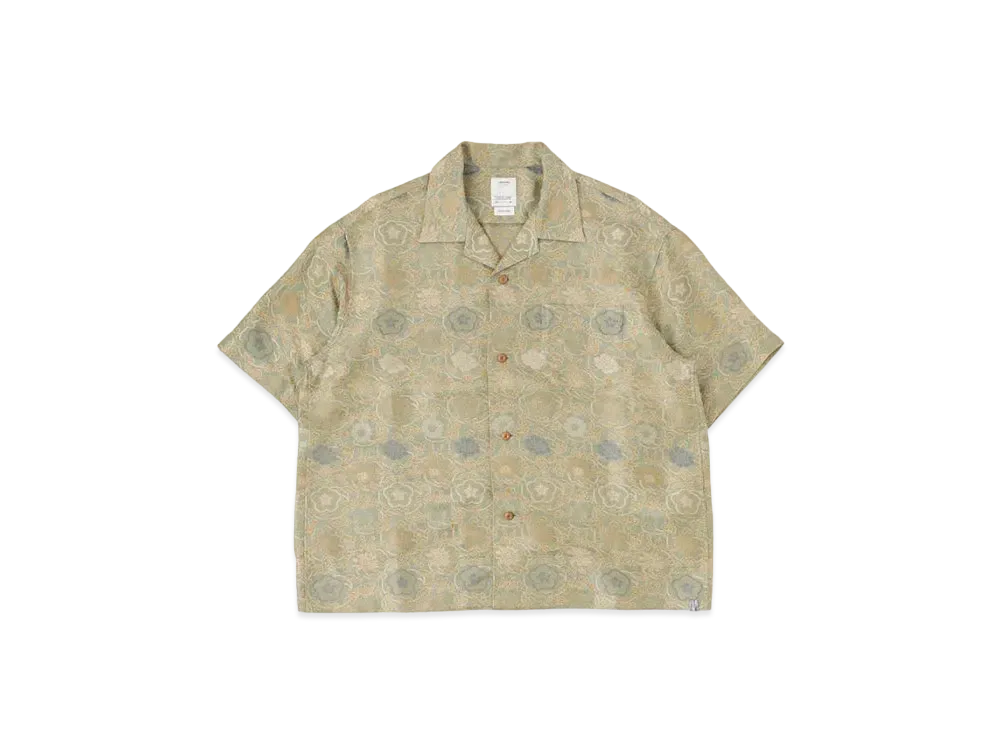 visvim Copa Shirt S/S Jacquard (Silk) "Green"