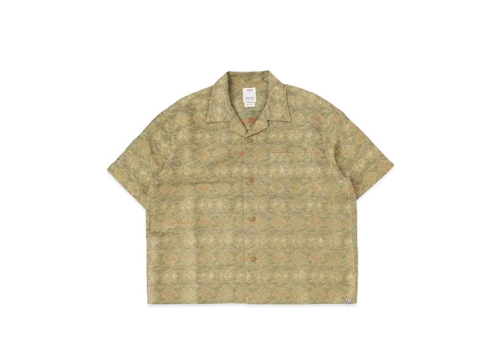 visvim Copa Shirt S/S Jacquard (Silk) "Beige"