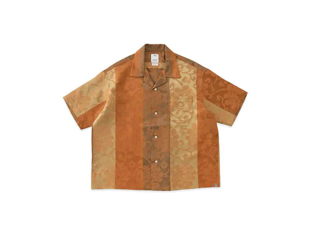 visvim Copa Shirt S/S Jacquard (Silk) "Orange"