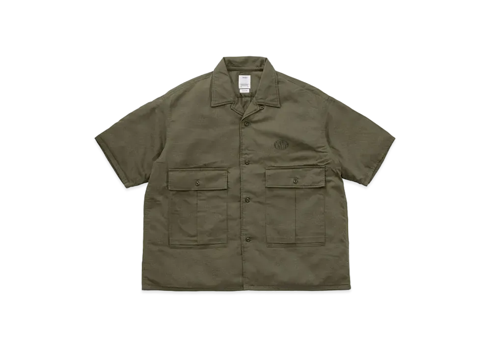 visvim Cornet Down Shirt S/S "Olive"