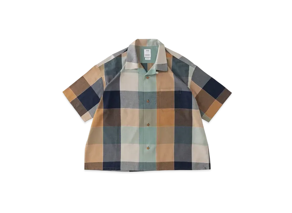 visvim Harmon Shirt S/S Check "Blue"